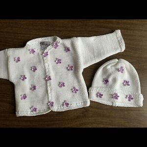 Gita Accessories New York — Baby Sweater & Hat Set